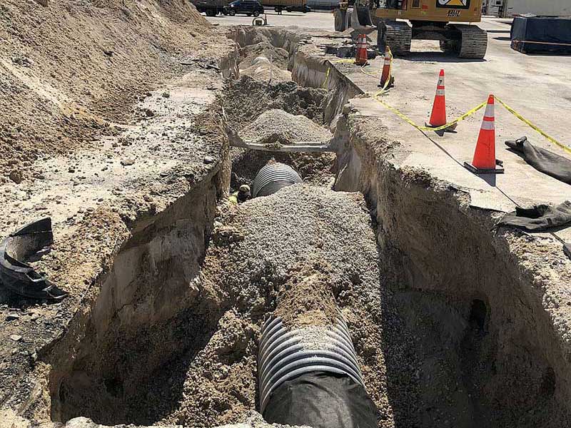 Parking Lot Drainage and Catch Basins  Company Fort Lauderdale